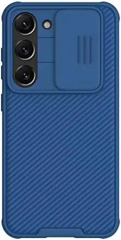 

For Capa Capinha Anti Impacto Camshield Pro Para Galaxy S23 Plus Tela 6.6 Case Fosca (Azul escuro)