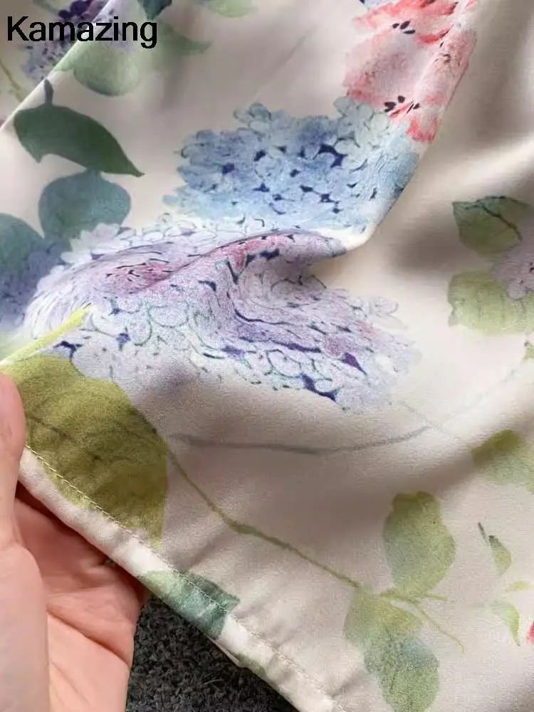 Женское облегающее платье с V-образным вырезом цветочным принтом