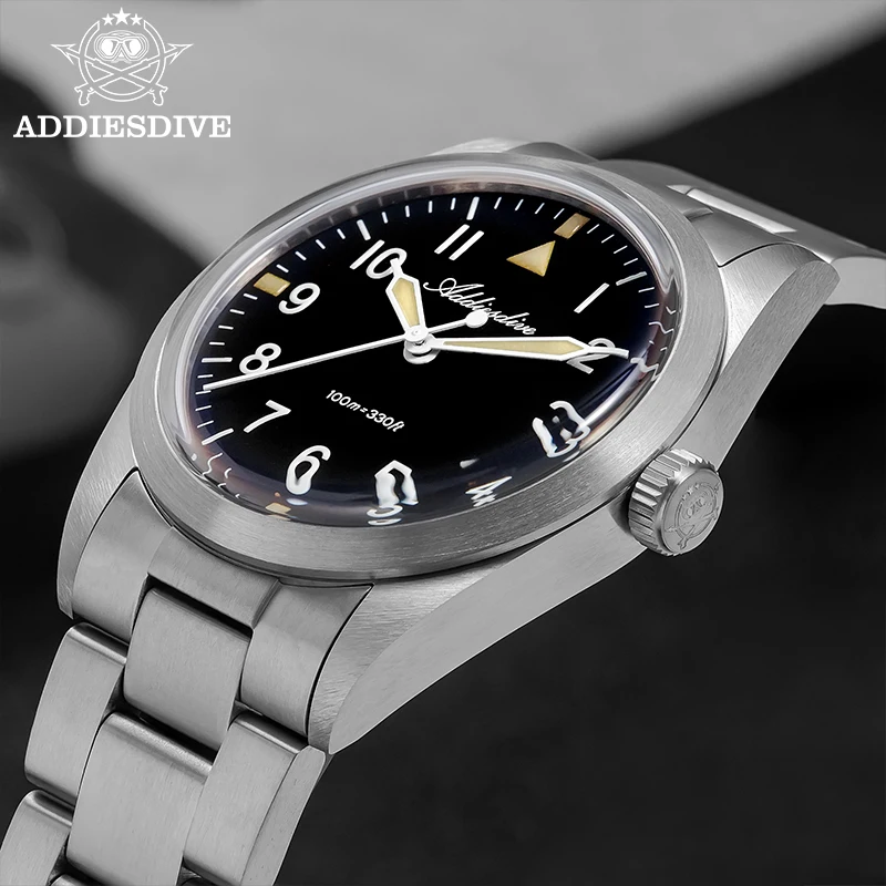 ADDIESDIVE Роскошные кварцевые часы из титанового сплава VH31 с зеркальным стеклом, водонепроницаемые на 10 бар, наручные часы AD2502 Relogios Masculino (art.: 3920d9bc2c269) - 3920d9bc2c269