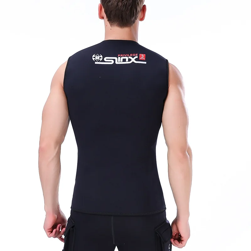 Гидрокостюм 3 мм для мужчин и женщин неопреновый жилет дайвинга шорты грузики SLINX