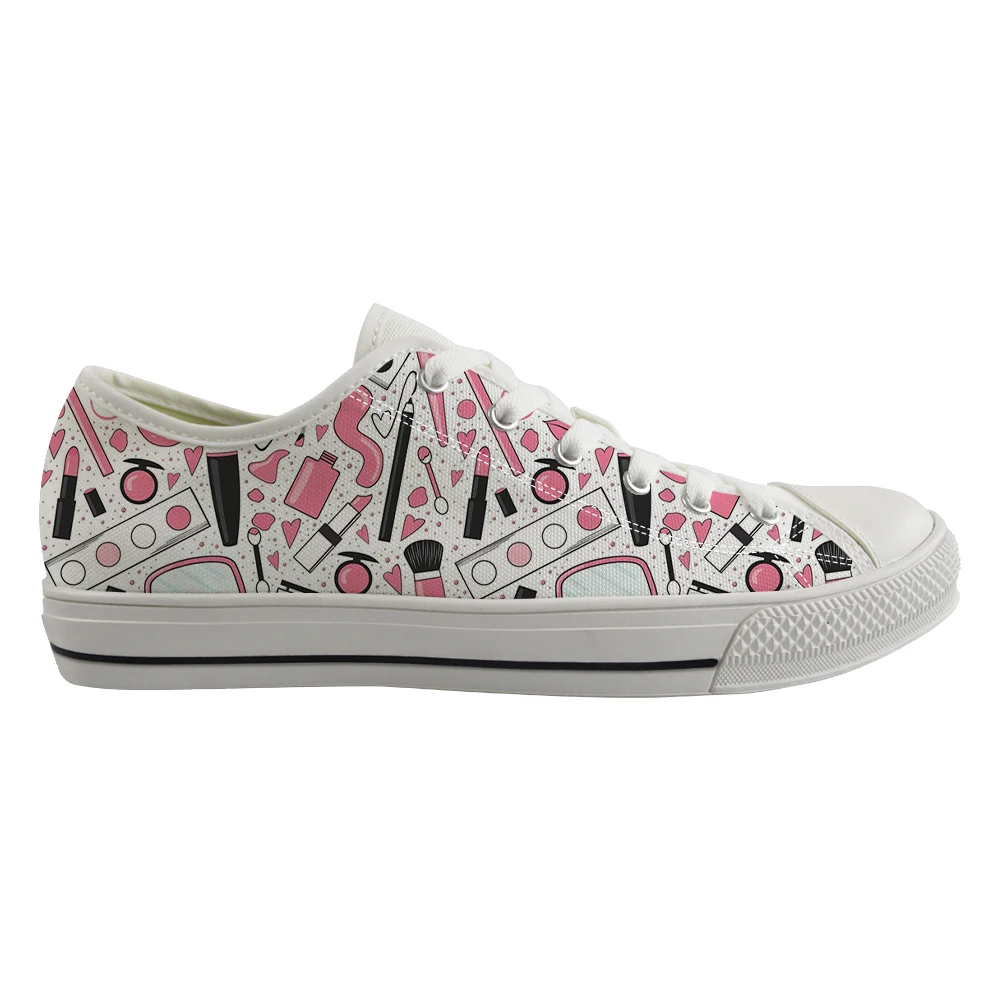 

Lady Style Printing Woman Casual Shoes Breathable Sneakers Fashion Canvas Sneakers Size 36-48 Couple Shoes