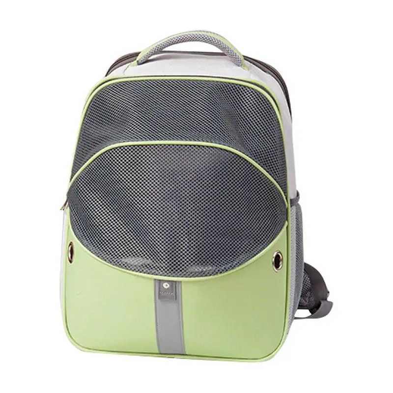 

Expandable Cat Backpack Mesh Pet Backpack Collision Color Ventilated Foldable Puppy Backpack Carrier For Travel Hiking Walking