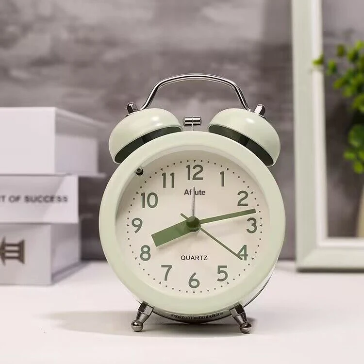 

Будильник Affute, маленький Настольный будильник, беззвучный механизм