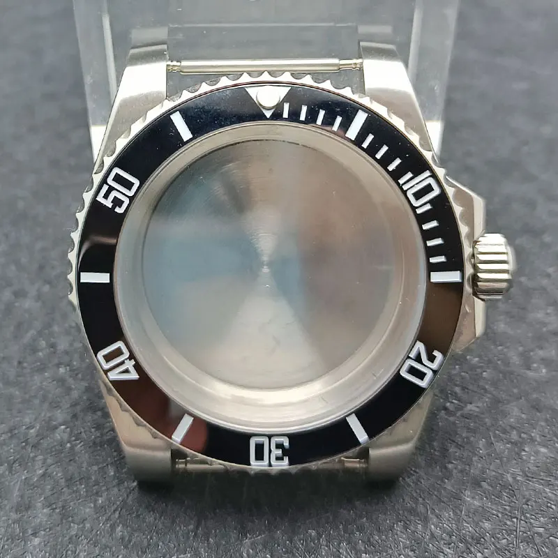 

Submarine case Men's Watch 38mm high quality ceramic bezel Stainless steel sapphire glass for nh35 nh36 movement