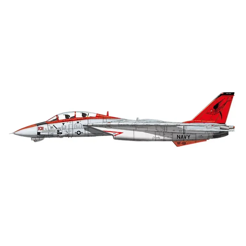 Great Wall S7204 DIY hobby assembly fighter model kit F-14B VF-101 Death Squadron limited edition 1/72 scale