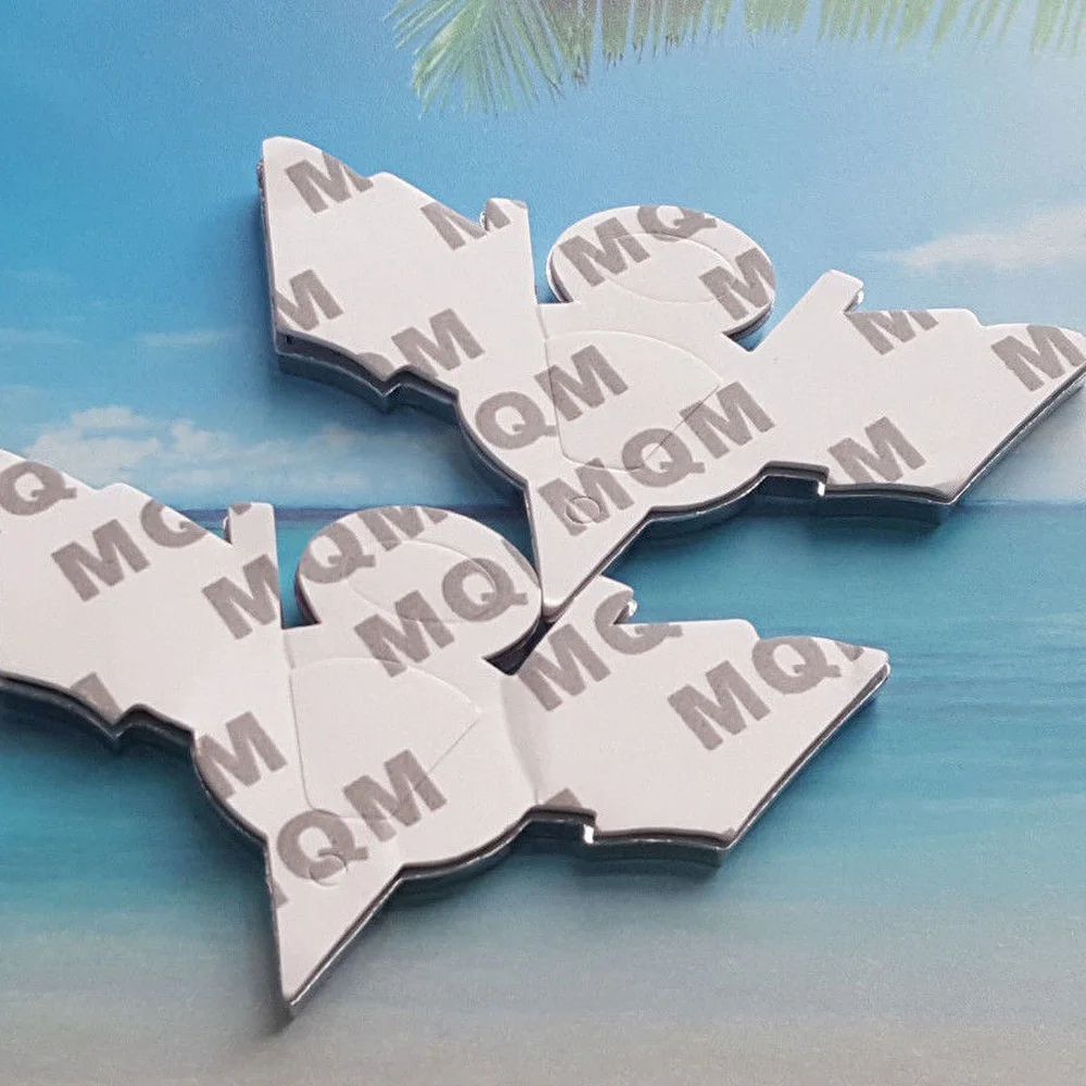 2Pcs/Set NEW V8 Flag Emblem Badge Sticker Metal Chrome Vehicle Car Decoration Accessories For Chevrolet Chevy Corvette Camaro |