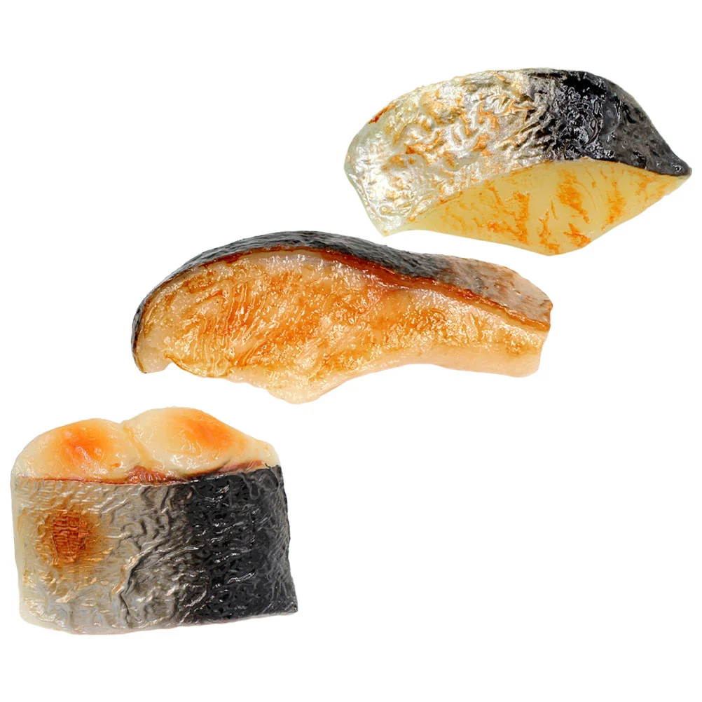 

Food Artificial Model Fake Sushi Toy Seafood Play Meat Pretend Octopus Kids Toys Lifelike Faux Kitchen Simulation Cake Display