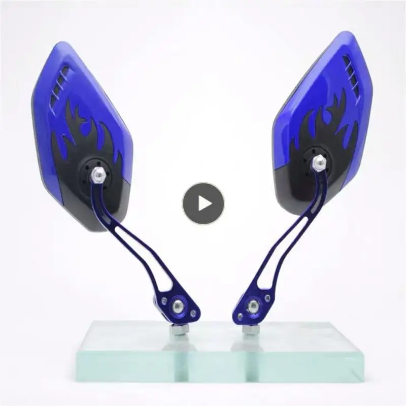 

22x7cm Universal Motorcycle Scooter Back Side Mirror Durable Stylish Motorcycle Rearview Mirror Exquisite Esay To Install 350g