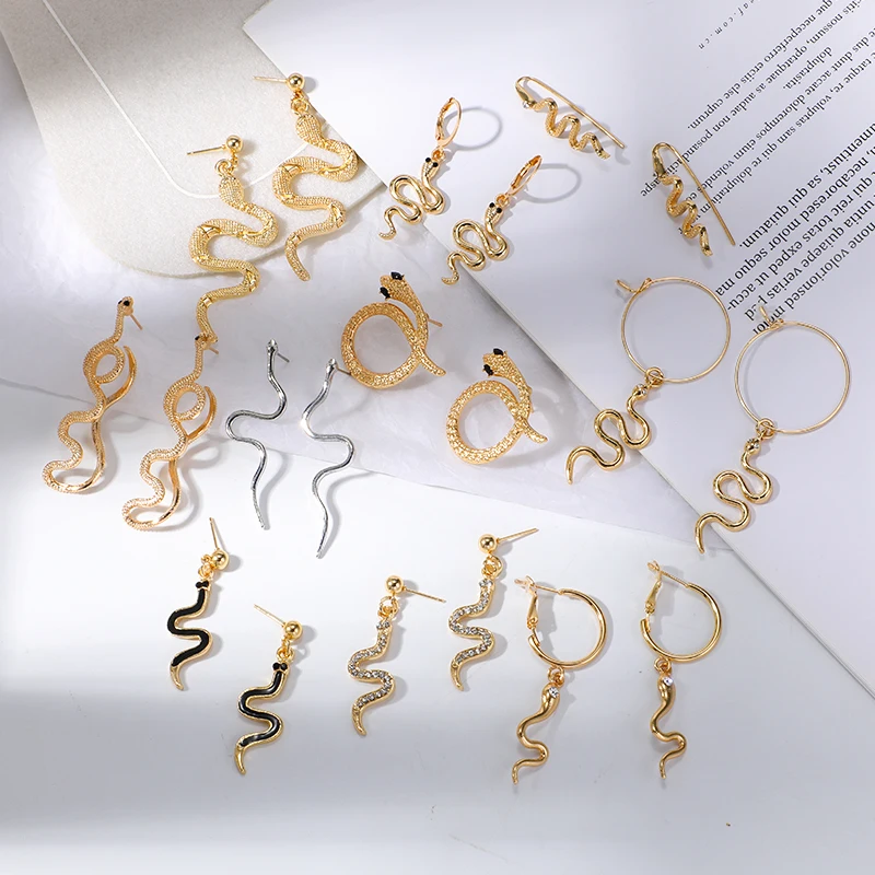

Earrings 2022 New Ladies Jewelry Snake Earrings Earrings Snake Chains Women's Pendants Vintage Luxury Jewelry Accessories Gifts