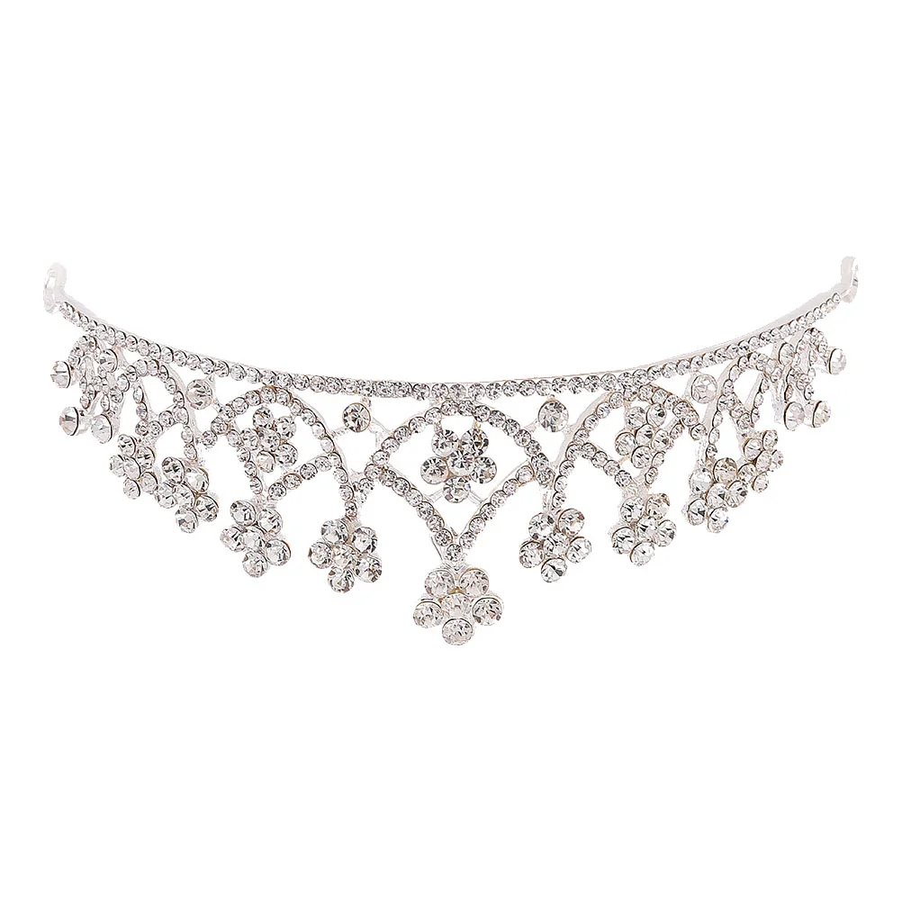 

Bride Rhinestone Crown Wedding Headdress Headband Creative Hair Decoration