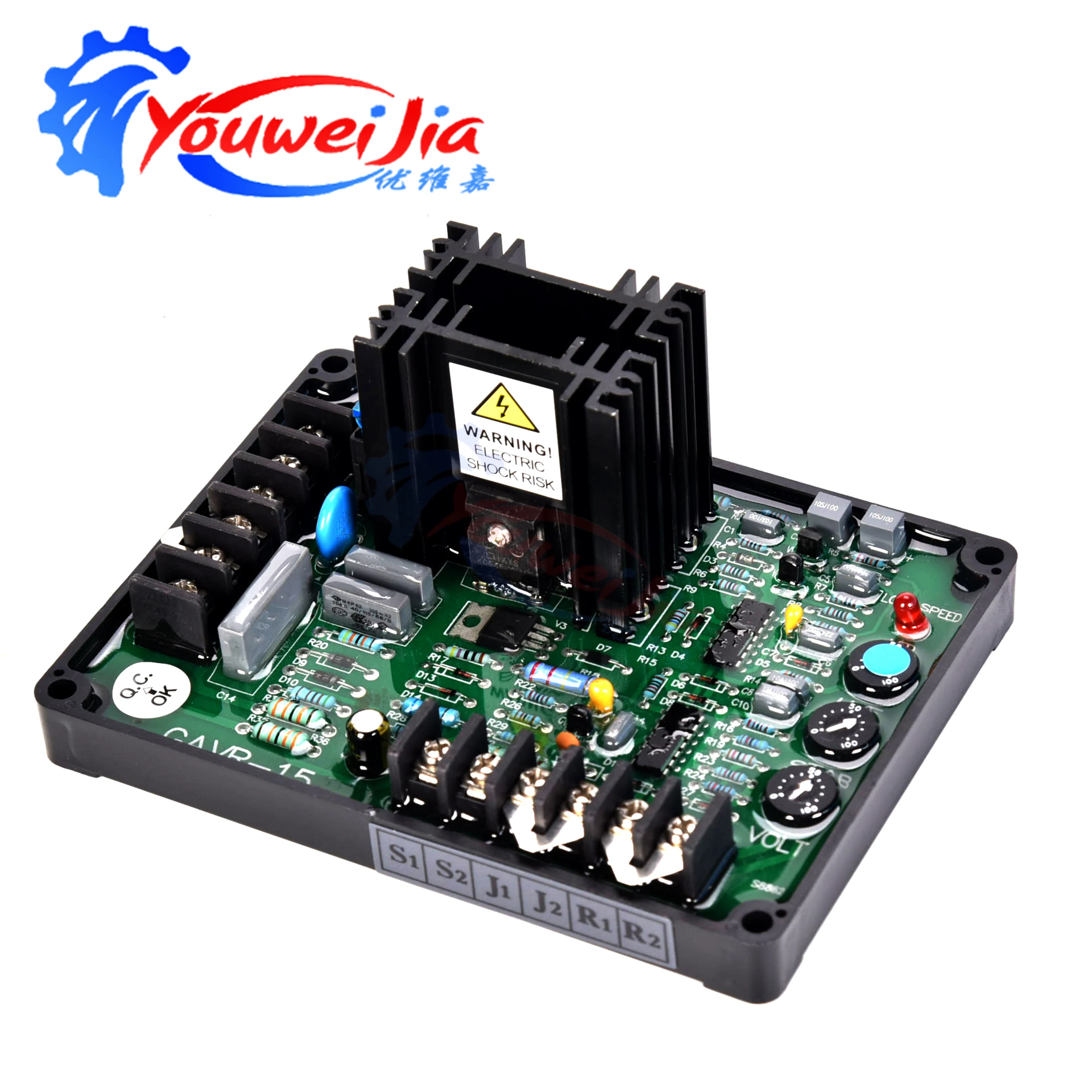 Фото GAVR-15B gavr15b Универсальный AVR для бесщеточного дизельного генератора 15A Автоматический регулятор напряжения Купон и комплект скидок xeon №1