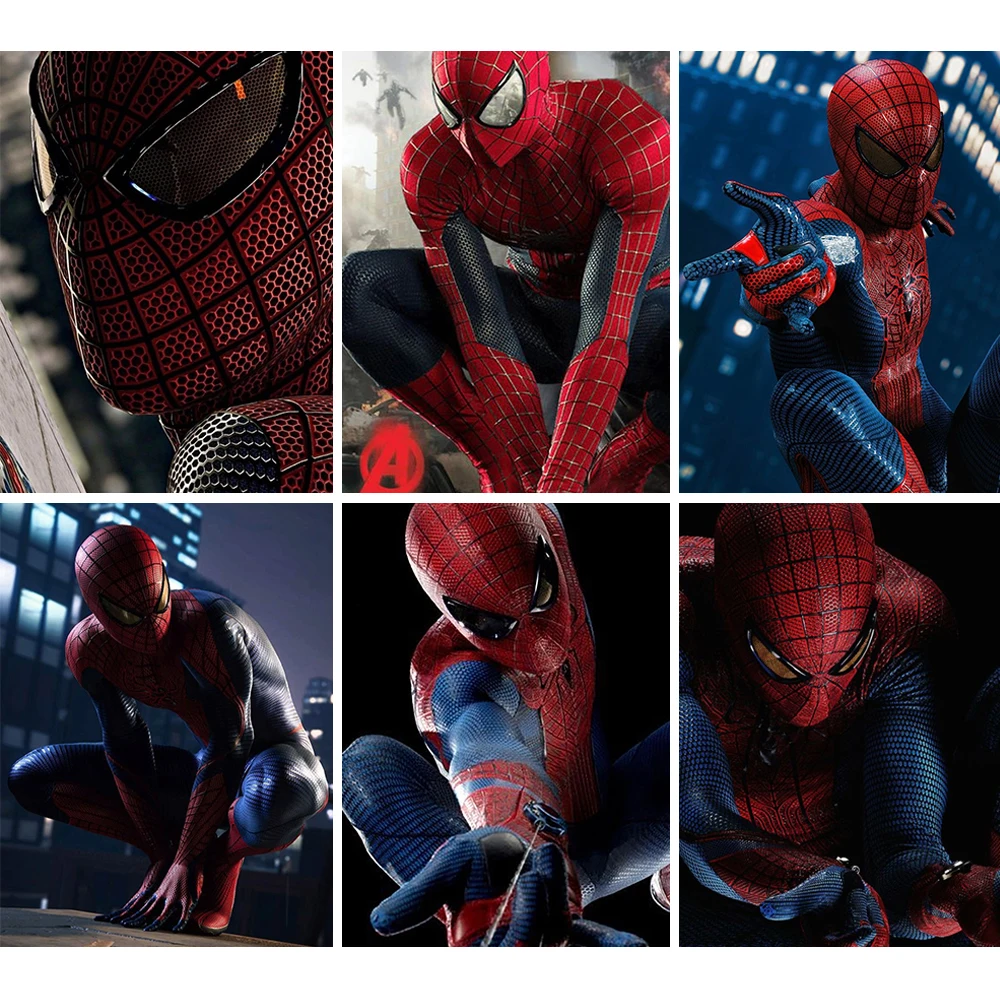 

Spiderman Diamond Painting Disney 5D Diamond Embroidery Movie Character Full Square Round Rhinestone Pictures Home Decor