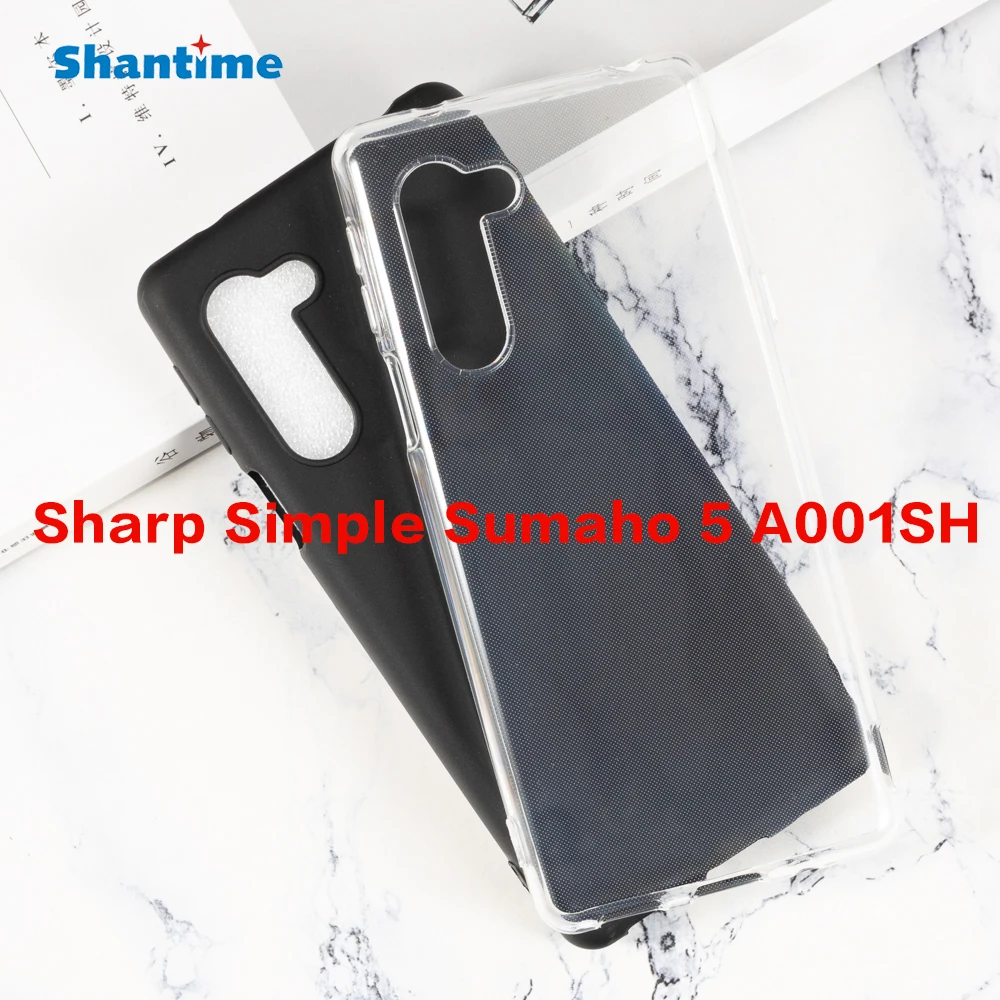 Для Sharp Simple Sumaho 5 A001SH гелевый пудинг с силиконовый чехол для мобильного телефона защитный чехол-накладка на заднюю панель для Sharp Simple Sumaho 5 A001SH Мягкий ТПУ чехол