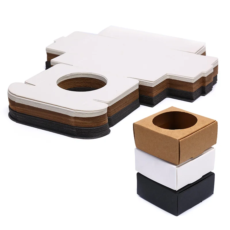

10Pcs Hollow Out Kraft Paper Box Wedding Party Favor Candy Gift Craft Boxes