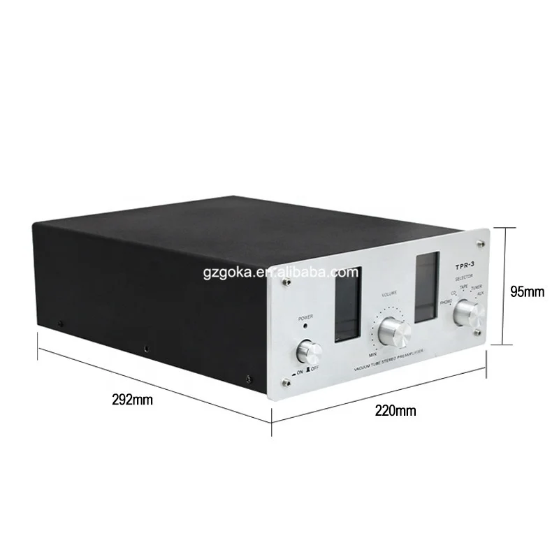 Goka factory wholesale Vacuum Tube Stereo Preamplifier MM / MC Phone Amplifier Multimodal Magnifier for Turntable Record Player