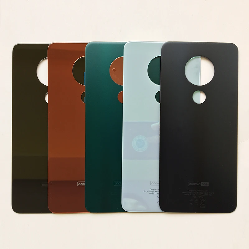 

For Nokia 6.2 7.2 New Glass Battery Cover Rear Housing Back Case With Logo 6.2 / 7.2 Replacement Part