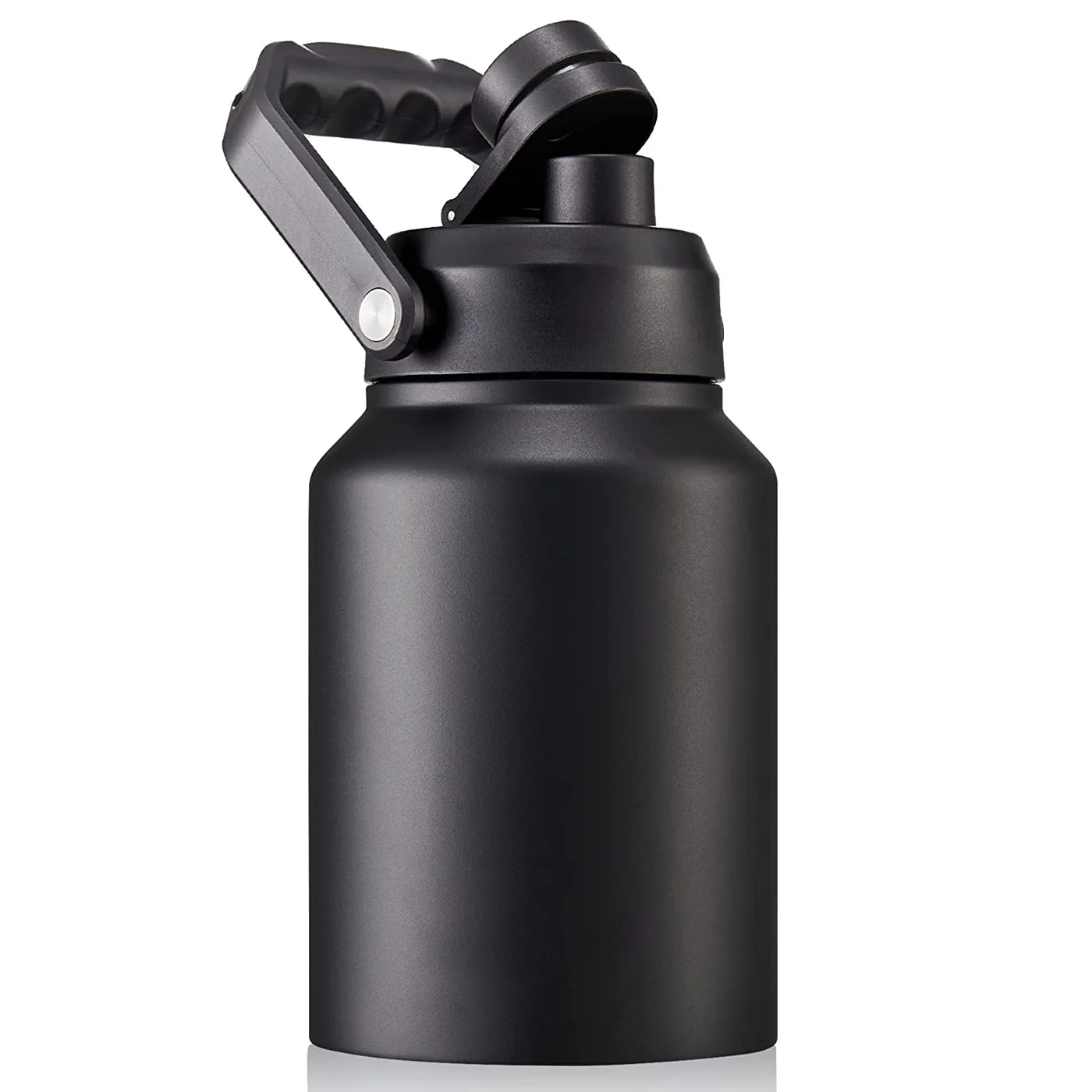 Jug, 64 Oz Stainless Steel Sports Water Flask With Handle, L