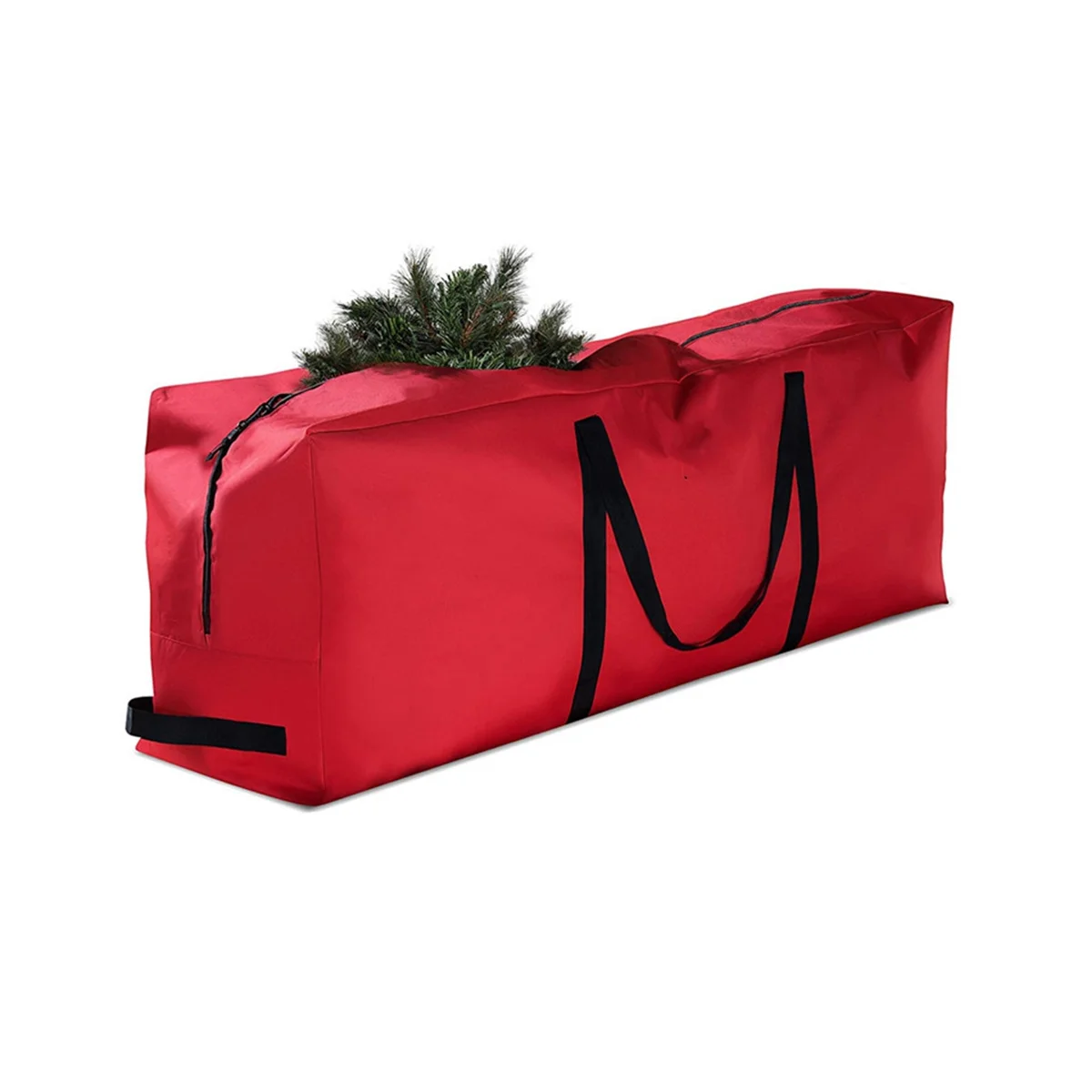 

Bag Oxford Cloth Foldable Xmas Decoration Storage Bag for Storing Christmas Utensils Red Rectangle