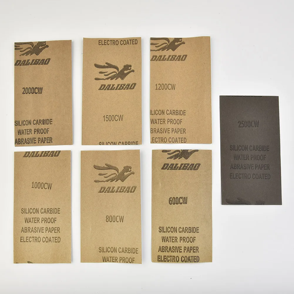 

70X Sandpaper Wet/Dry Abrasive Polishing Tool For Wood Furniture Metal 600/800/1000/1200/1500/2000/2500 Grit Buffing Sandpaper