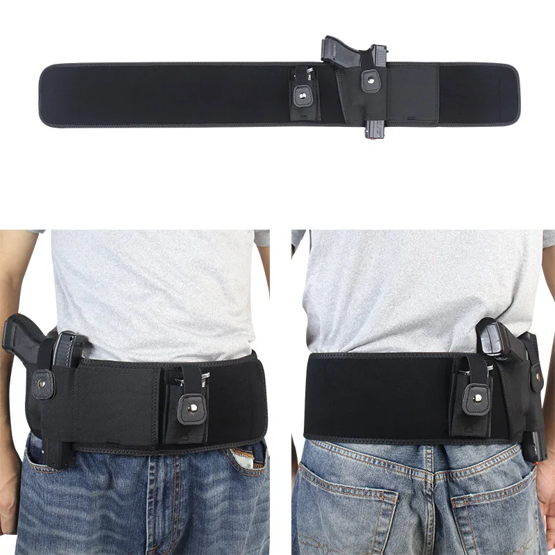 

40-50inch Waist Concealed Carrying Holster Pistol Hidden Gun Holsters Left/Right Hand Fast Draw Tactical Waist Band Accessories