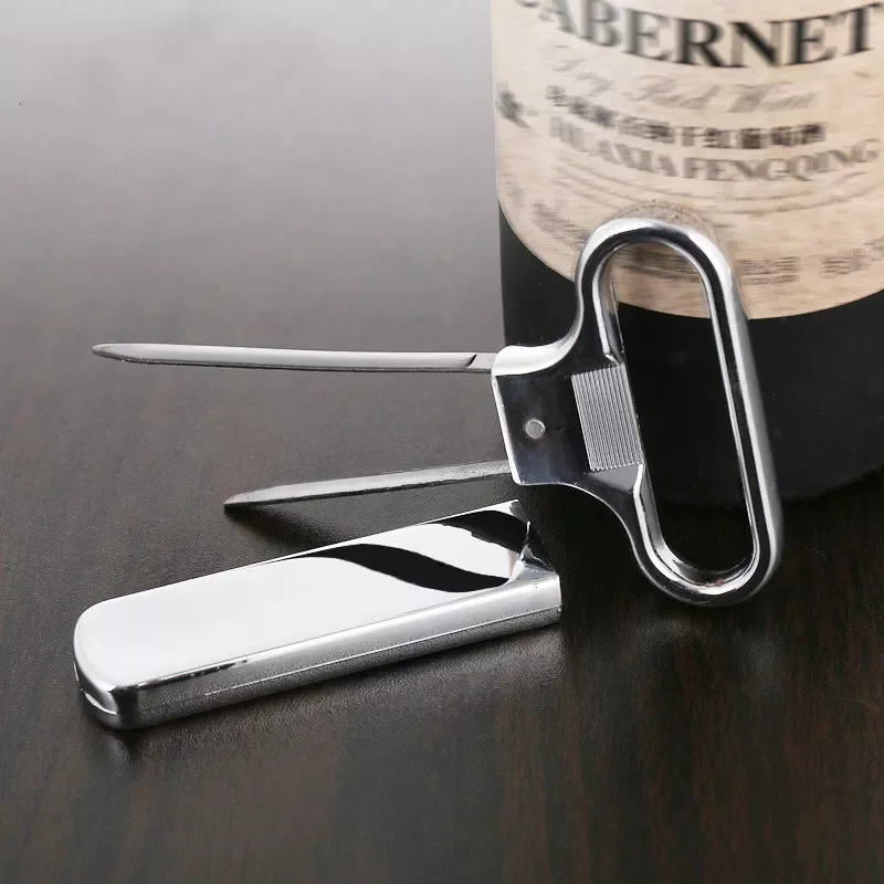 

2023New Wine Bottle Opener Pumps Cork Waiters Corkscrew Out Tool Handheld Labor-saving Type Cork Pulle Foil Cutter Accessories