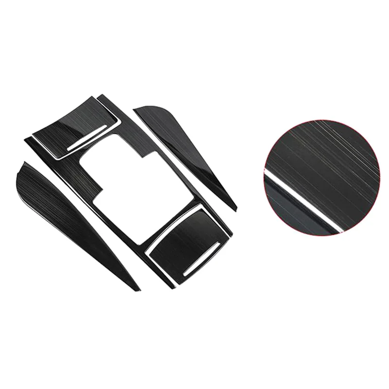 

Панель переключения передач из углеродного волокна, декоративная Мультимедийная панель, панель переключения передач для A6 C5 2005-2011