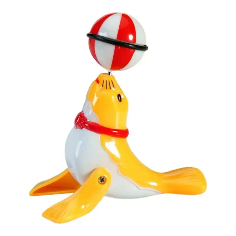 

Sea Lion Toy Home Bathroom Animal Clockwork Toy Acrobatic Top Ball Walking Small Sea Lion Bathing Children's Toys For Shower