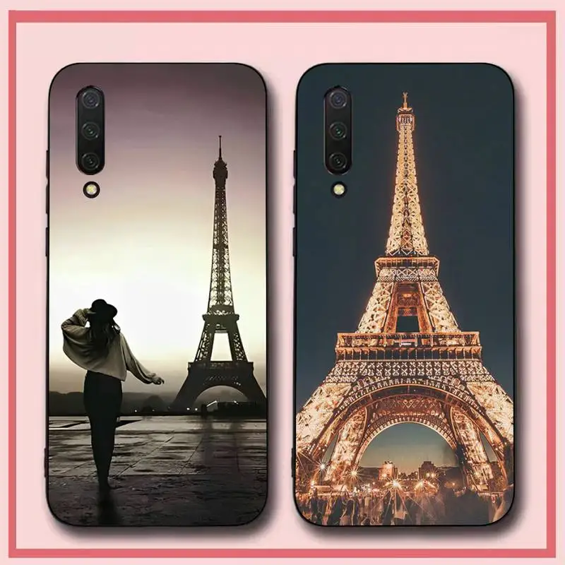 

Romantic Paris Eiffel Tower Phone Case for Xiaomi mi 5 6 8 9 10 lite pro SE Mix 2s 3 F1 Max2 3