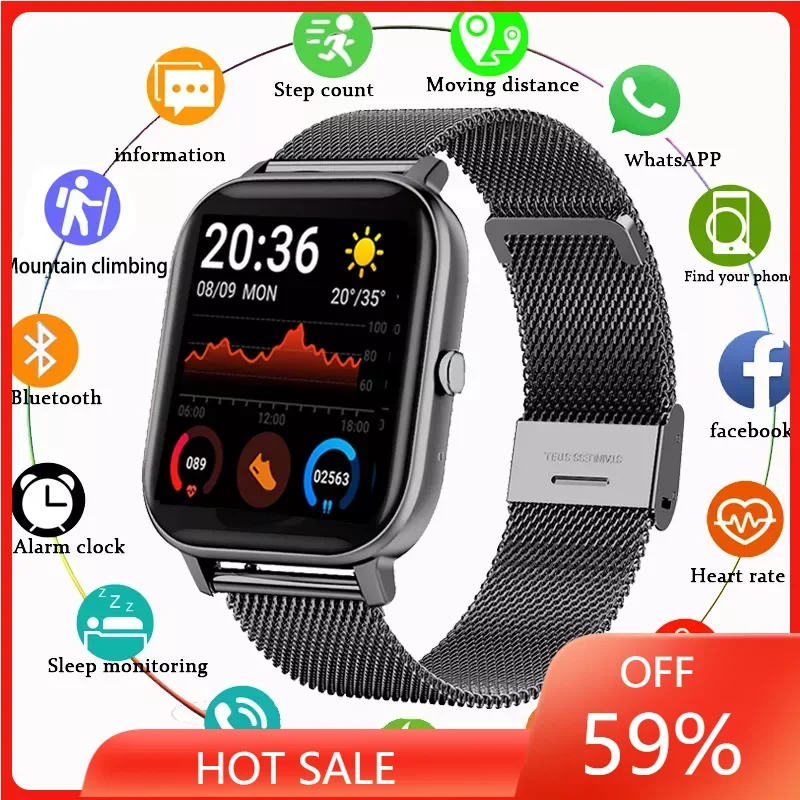 

Mibro A1 Smartwatch Global Version Blood Oxygen Heart Rate Monitor 5ATM Waterproof Fashion Bluetooth Sport Men Women Smart Watch