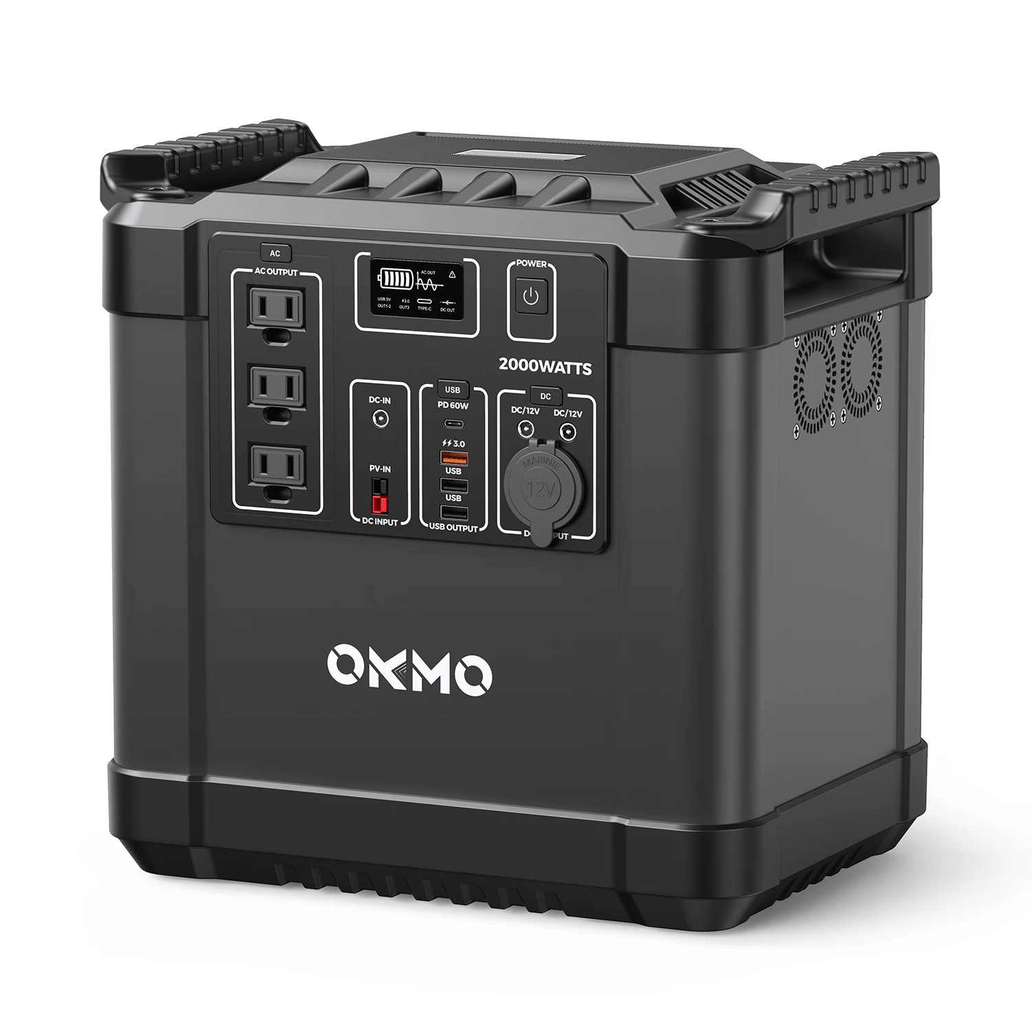 

Dropshipping USA STOCK Cheap 2220WH 2000W Outdoor Solar charging Portable Backup Generator Lithium Battery Pack Power Station