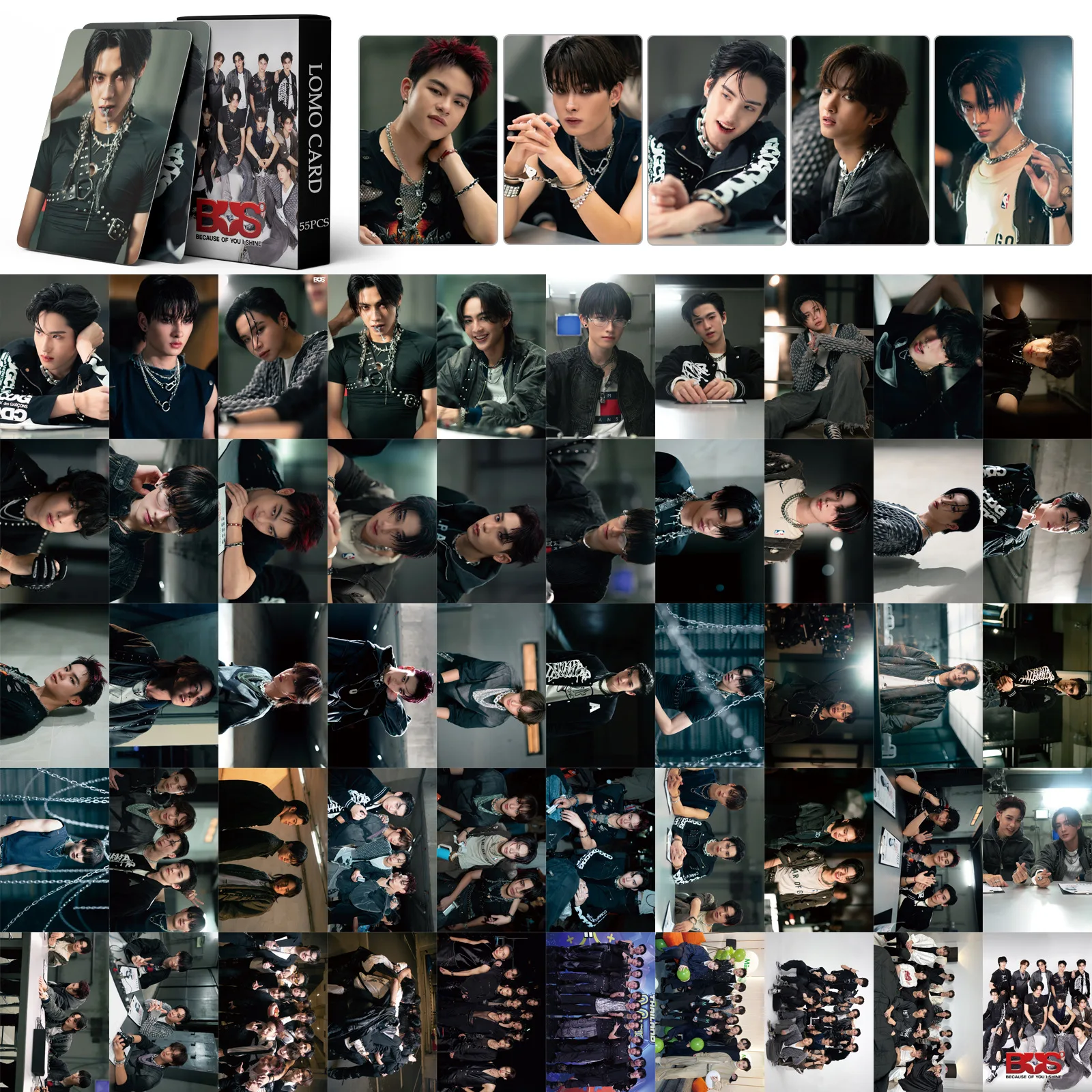 55 шт./набор фотокарточки для девочек