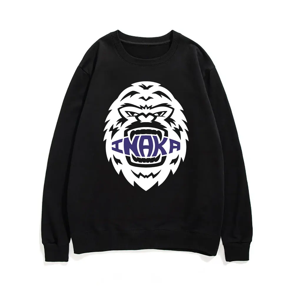 

Inaka Power Ape Monkey Graphic Print Pullover Brand Men Women Hip Hop Vintage Pullovers Loose Man Casual Sweatshirt Streetwear