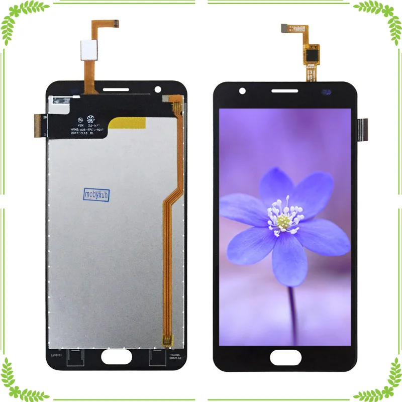 Черный/белый 5 ''для Oukitel K6000 Plus ЖК-дисплей + фото запасные части ЖК-Датчик