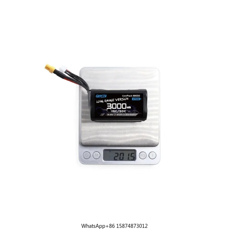 GEPRC VTC6 18650 4S1P 3000 мАч Аккумулятор XT30 XT60 Разъем подходит для RC FPV Quad Copter Freestyle Longrange Series