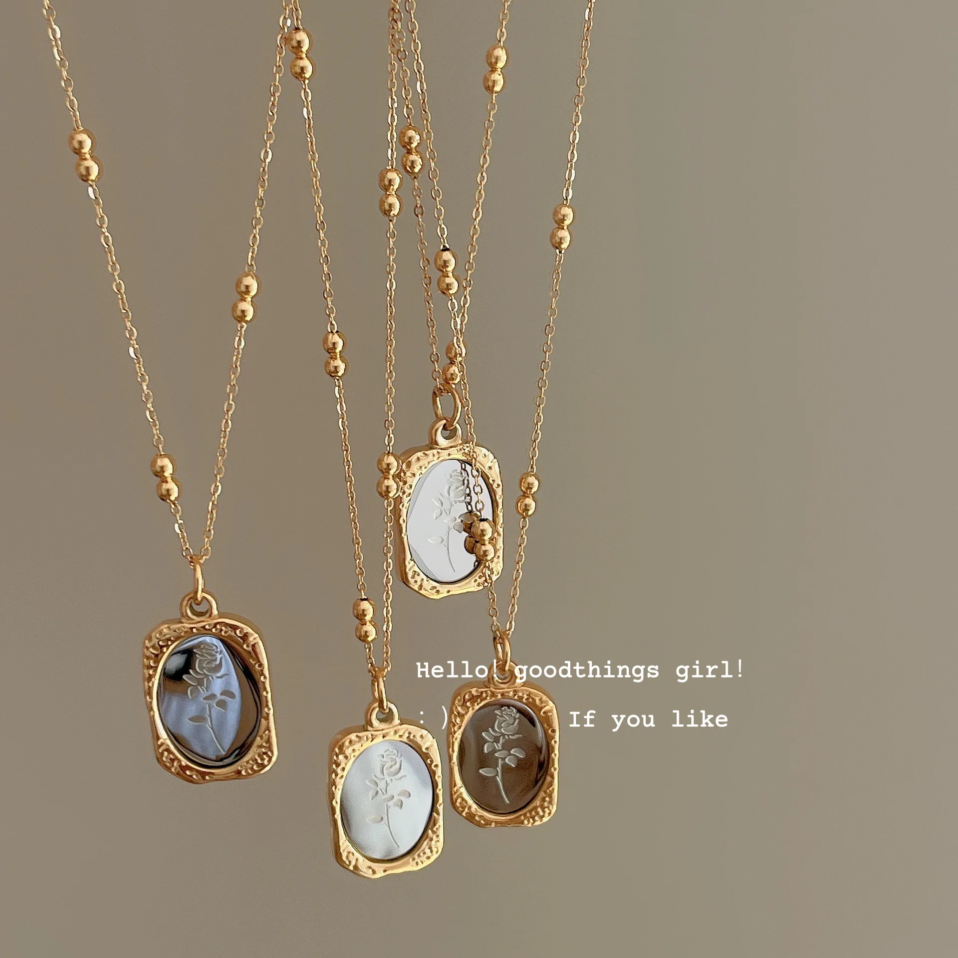 

MOWAMUA романтическое винтажное женское ожерелье из нержавеющей стали с зеркальным квадратным цветком подвеска Цепочка Воротник ювелирные изделия для женщин Подарки