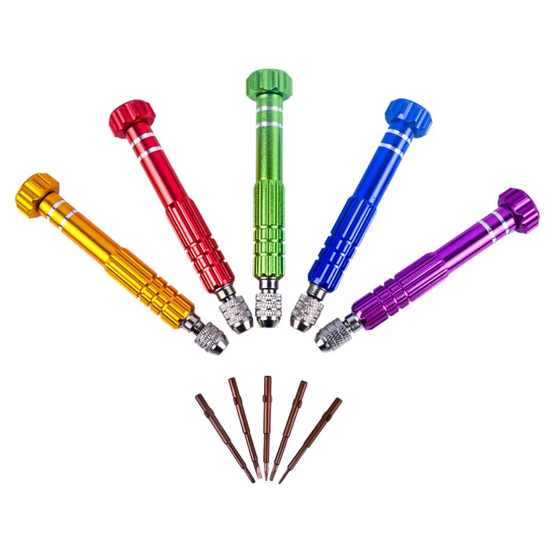 

Weeks five in one chrome vanadium steelfor Apple mobile phone maintenance and disassembly tool 5 in 1crv screwdriver set