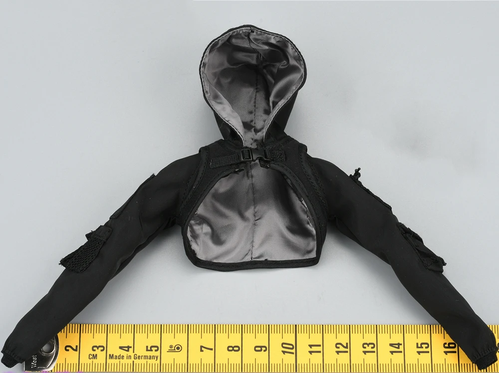 

VERYCOOL VCF-2060A VCF-2060B 1/6 TRICKYBABY 12 Rainbow Female Girl Black Fashion Slim Hoodie Shirt Coat Fit 12" Action Figure