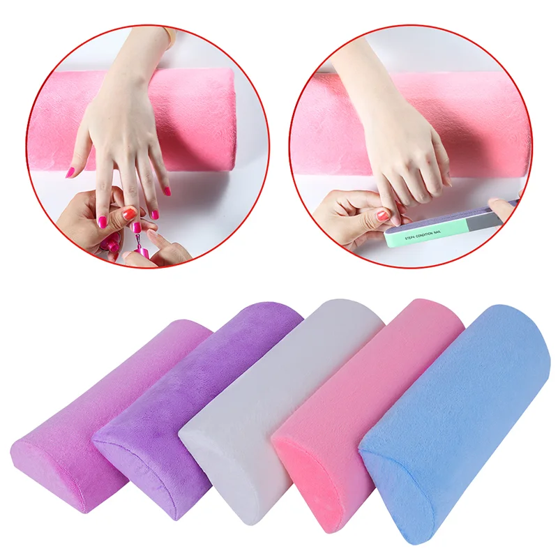 

Nail Arm Rest Manicure Accessories Tool EquipmentComfortable Plastic Silicone Nail Art Cushion Pillow Salon Hand Holder