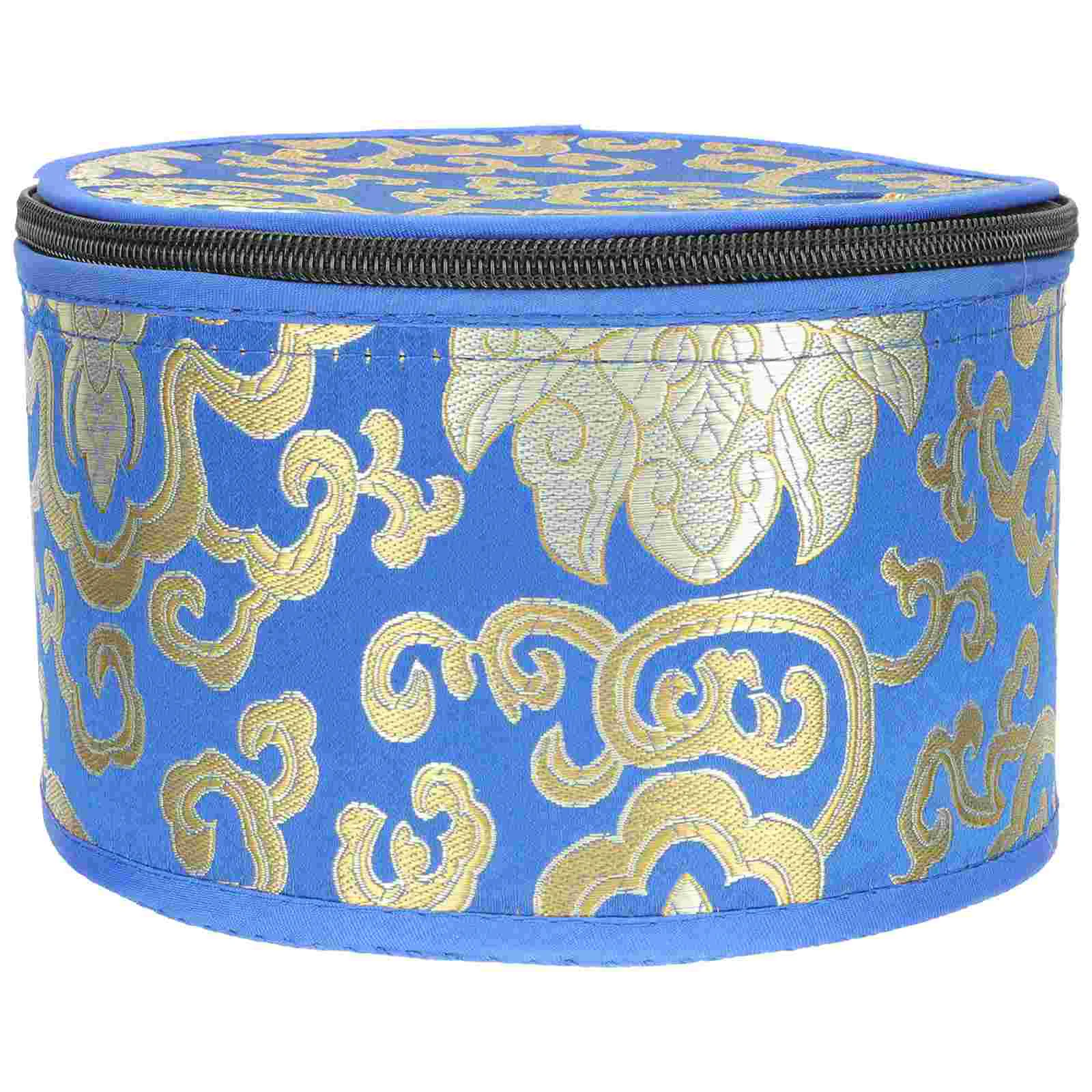 

Sound Bowl Holder Song Bag Singing Case Small Storage Meditation Tibetan Container Containers