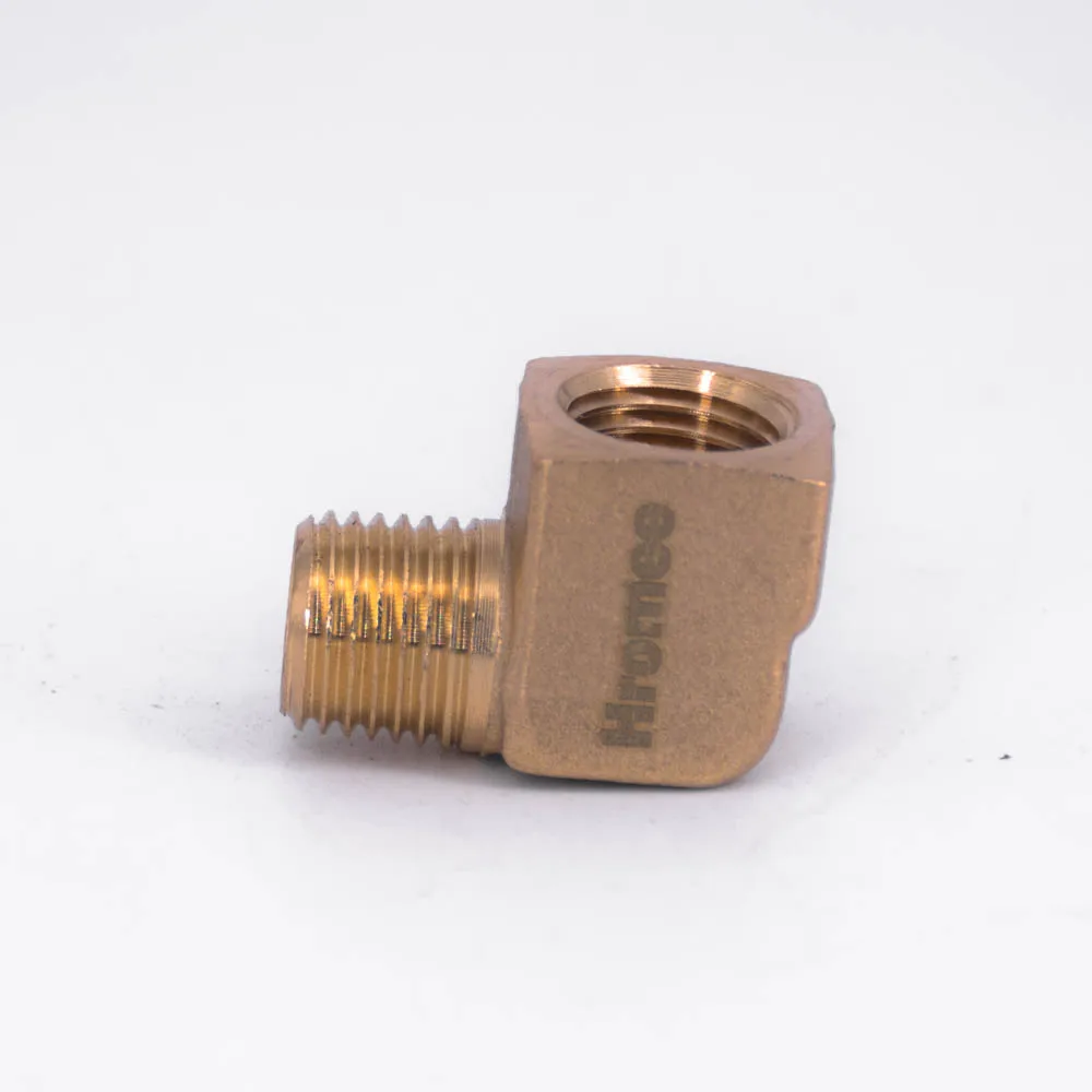 1/8" 1/4" 3/8" NPT Female To Male Elbow 90 Degree Brass Block Pipe Fitting Coupler Connector Water Gas Fuel images - 6