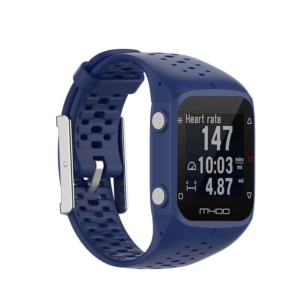 Фото Силиконовый ремешок для GPS-часов Polar M400 M430, сменный ремешок для спортивных умных часов Polar M400, браслет с инструментом №5