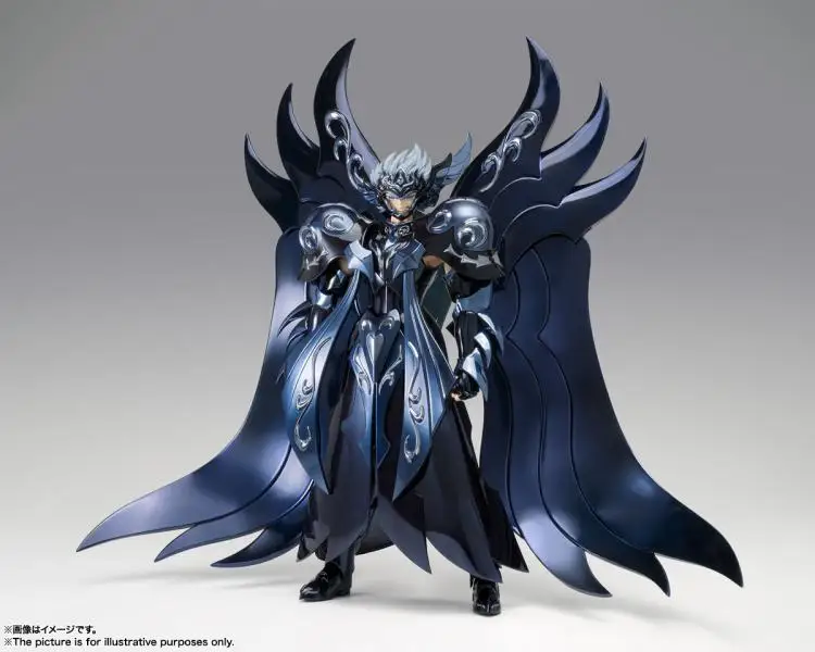 

Оригинальный Bandai Подлинная ткань Saint Seiya Миф Ex отбеливатель коллекция Танатос коллекционные модели игрушки для мальчиков подарок на день рождения игрушка