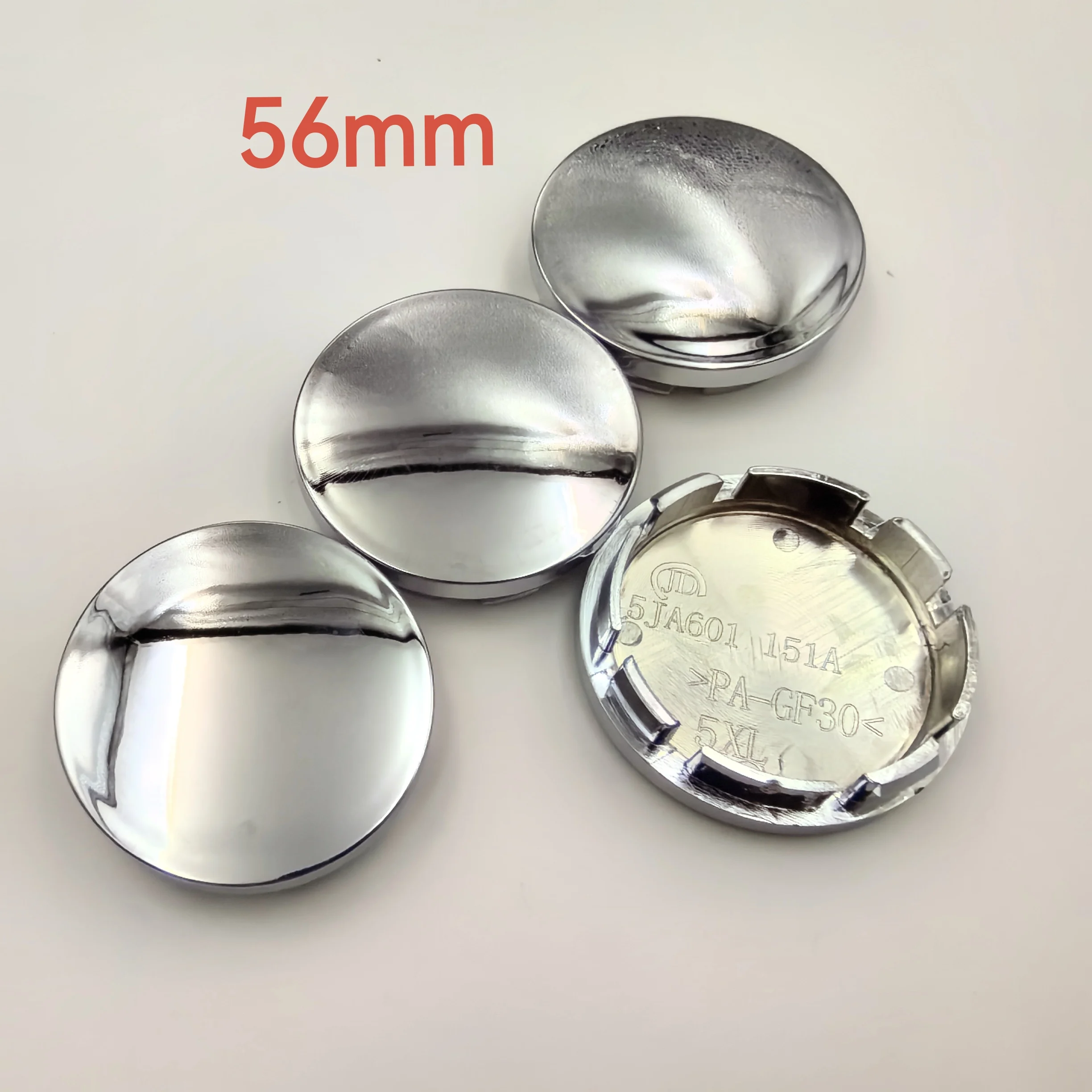 4 шт., 49 мм, 50 мм, 56 мм, 60 мм, 65 мм, 68 мм, универсальная центральная крышка колеса из АБС-пластика, набор центральных колпачков для колес автомобиля, чехол для автомобиля