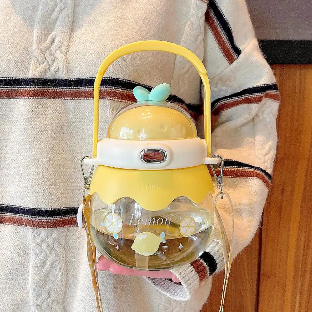 

Creative Water Bottle BPA Free Straw Bottle Food Grade Kids Water Bottle with Straw Daily Drinking