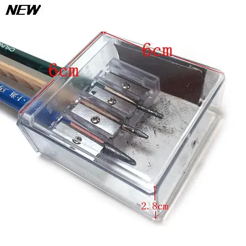 

4 Holes Charcoal Pencil Sharpener Long Lead Core Art Drawing Sketching Pencils Manual Sharpener Drawing Supplies