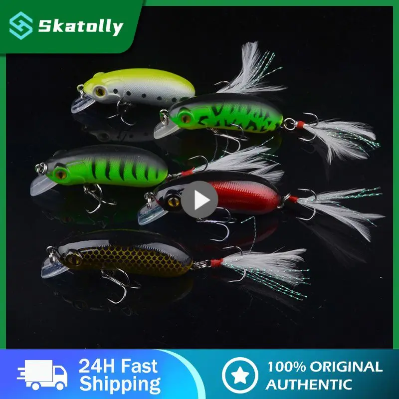 

Not Easy To Rust Hook Sharp Strong Luya Bait Strong Penetrating Force Luya Fake Bait Surface Antioxidant Fishing Lures