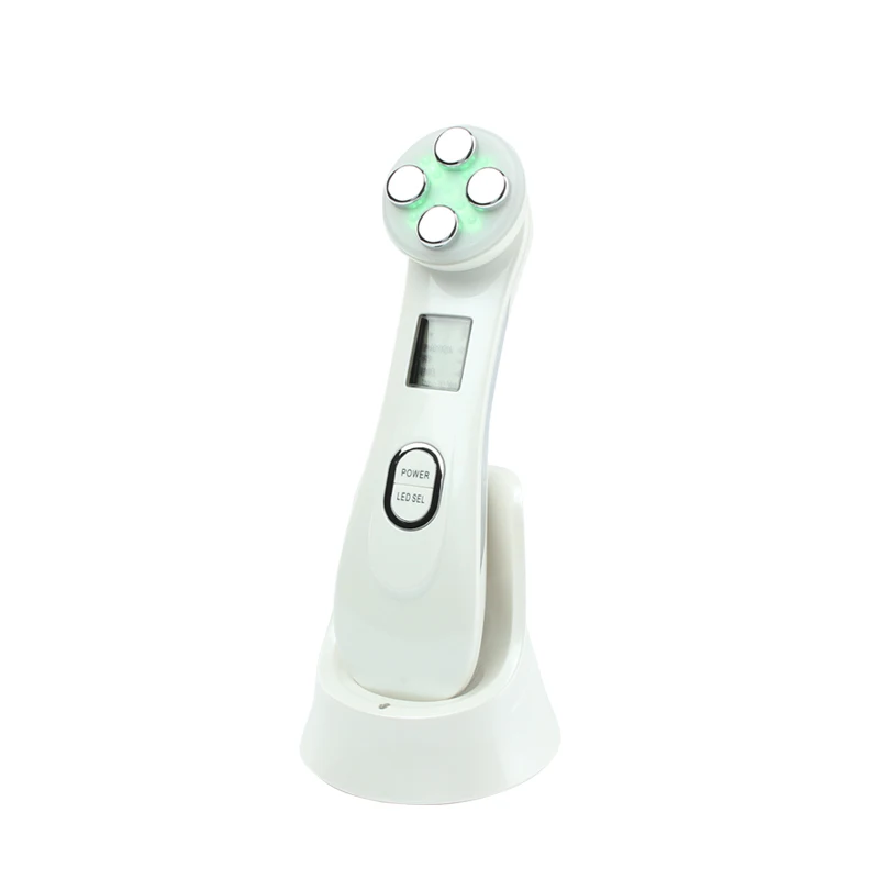 

5 in 1 Facial Electroporation RF Radio Frequency LED Photon Face Lifting Tighten Wrinkle Removal Face Massager Skin Care Tool