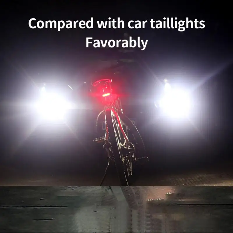 

Small Warning Light With Gel Belt Waterproof Bike Front Light Set Light Weight Pc Safety Lamp Bicycle Equipment Abs 800mah