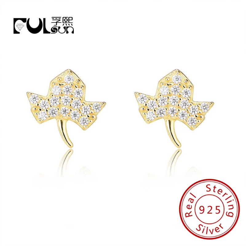 

Уникальные серьги Fulsun в виде кленовых листьев по цене чудовища, позолоченные, прозрачные Фотоэлементы