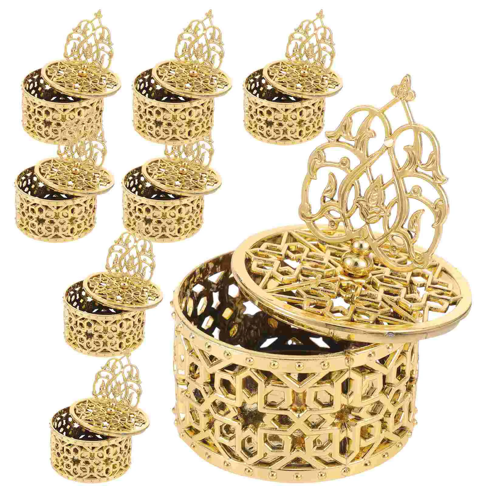 

12 Pcs Plastic Containers Adorable European Style Cases Burner Small Candy Party Treats